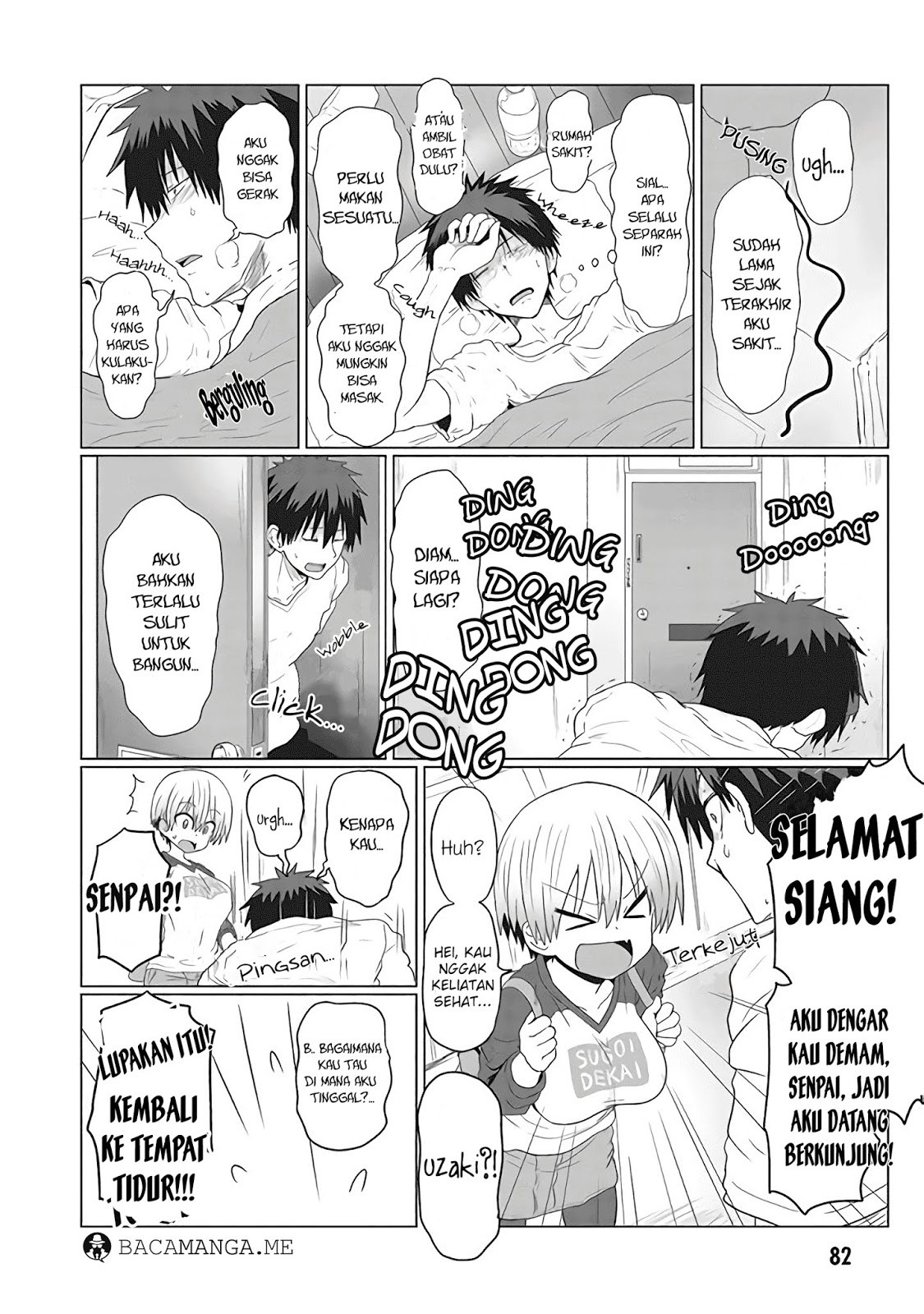 Manga Uzaki-chan wa Asobitai! Chapter 08 gambar 2