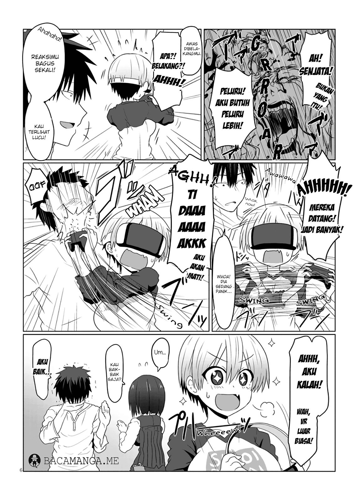 Manga Uzaki-chan wa Asobitai! Chapter 03.2 gambar 2