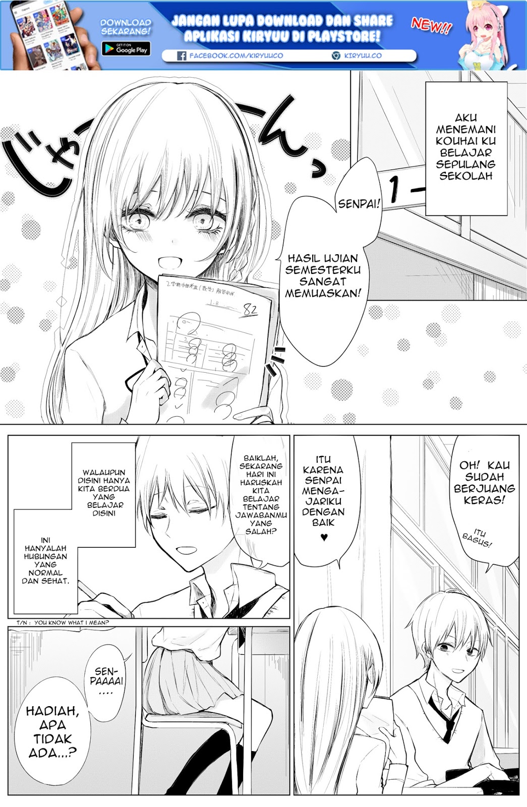 Manga Ichizu de Bitch na Kouhai Chapter 09 gambar 2