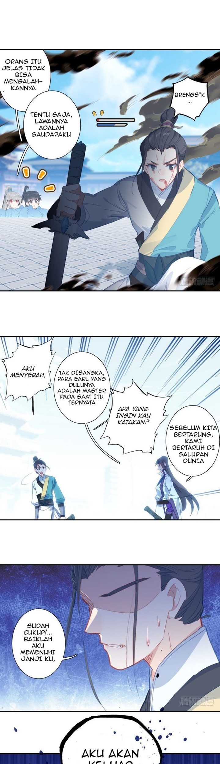 Manhua The God of my Fall Outside the Rivers and Lakes Chapter 03 gambar 2