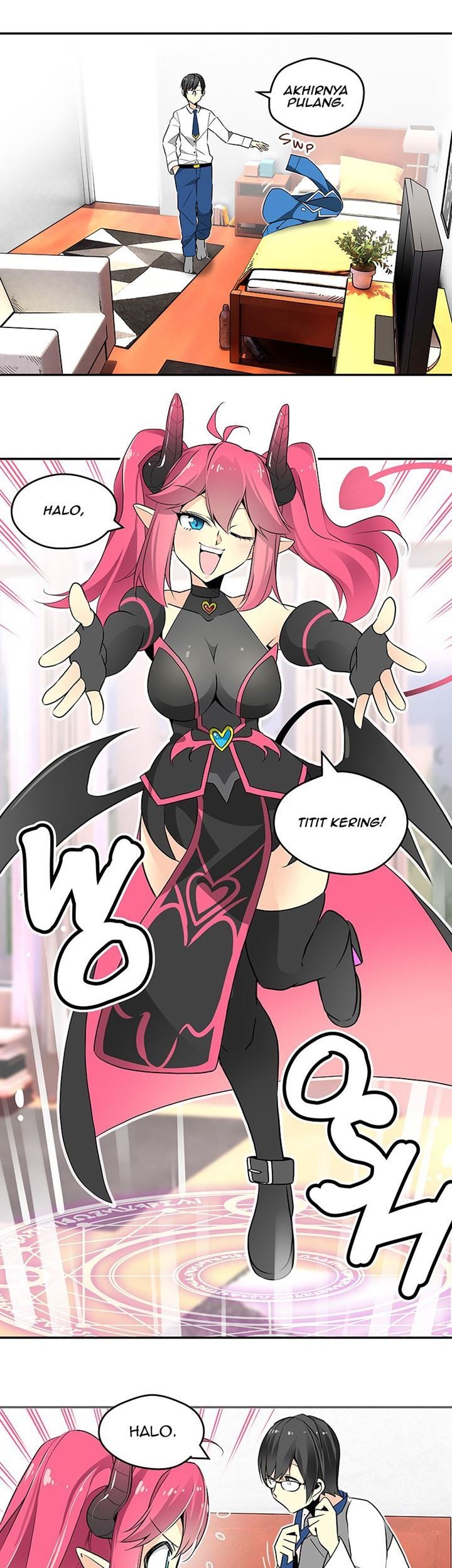 Manhwa My Succubus Girlfriend New Chapter 02 gambar 2