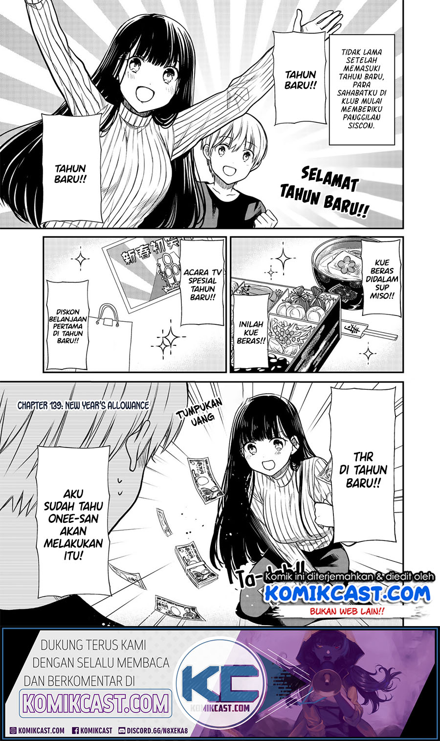 Manga Danshi Koukousei wo Yashinaitai Onee-san no Hanashi Chapter 140 gambar 2