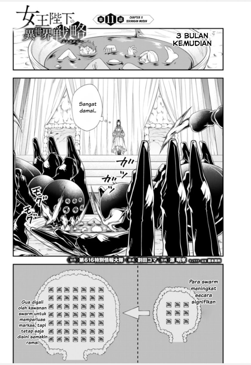 Manga Joou Heika no Isekai Senryaku Chapter 11 gambar 2