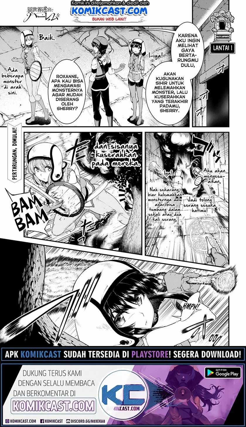 Manga Isekai Meikyuu de Harem wo Chapter 45 gambar 2