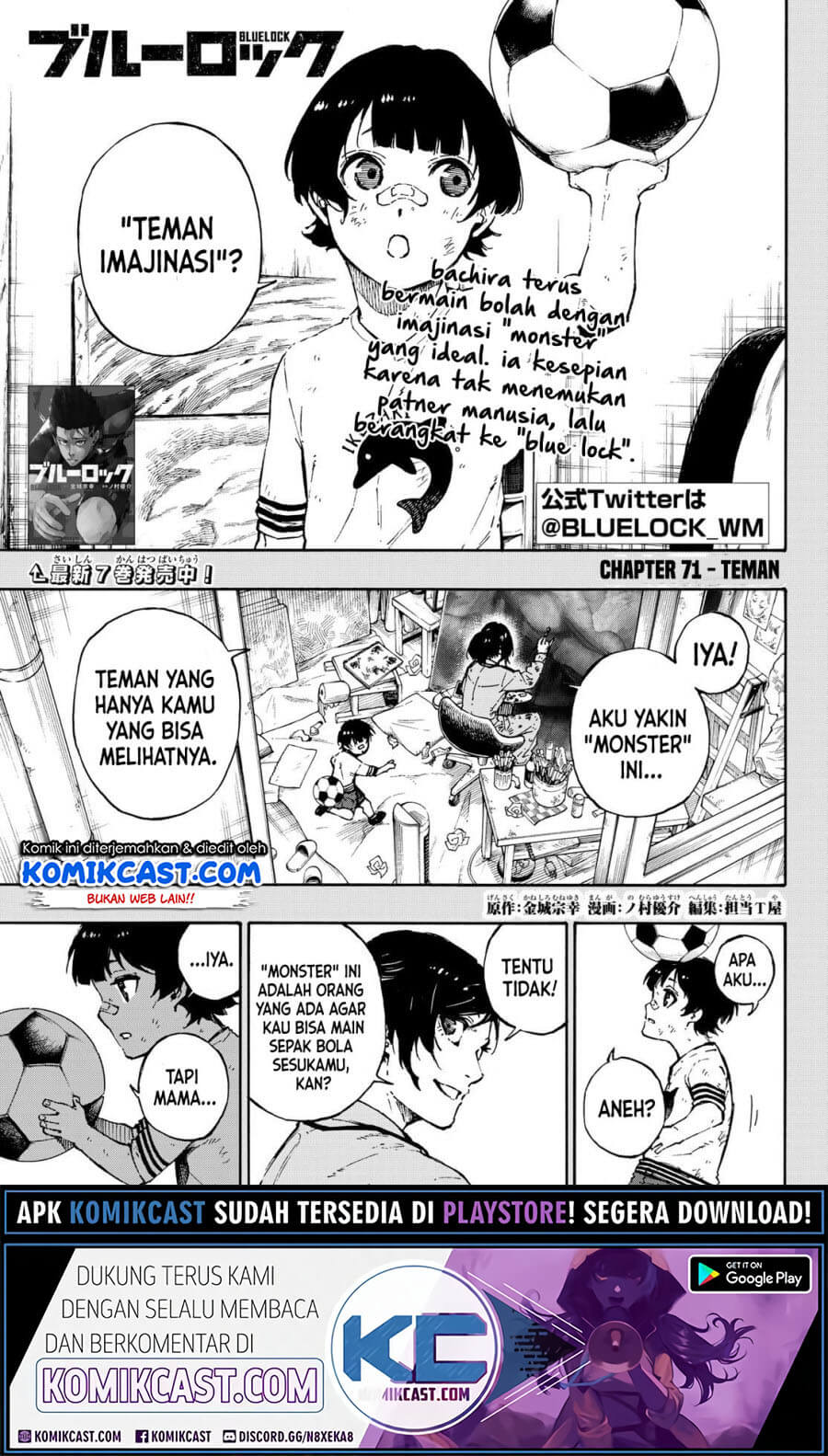 Manga Blue Lock Chapter 71 gambar 2