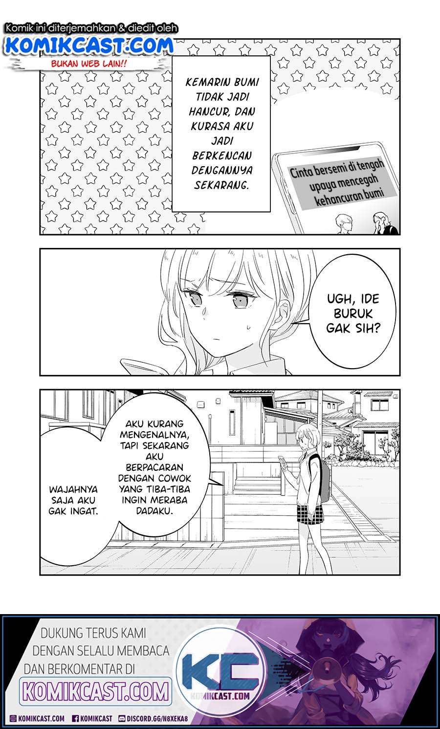 Manga The World Will Be Destroyed Tomorrow, so I Want to Rub Your Boobs Chapter 02 gambar 2