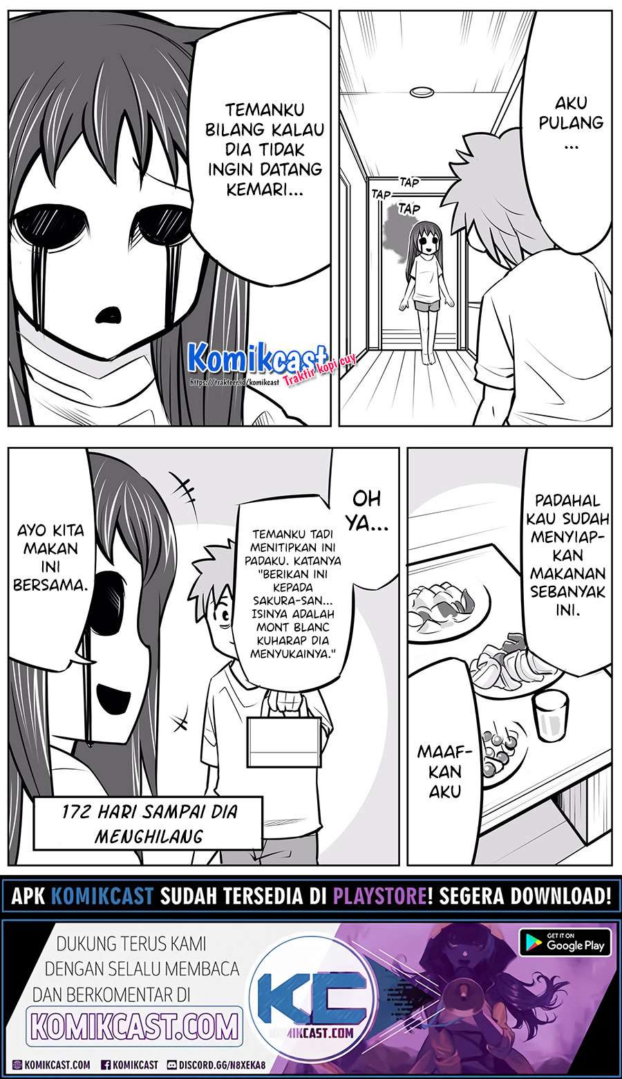 Manga A Story about Living with a Ghost who will Attain Enlightenment in a Year Chapter 09.5 gambar 2