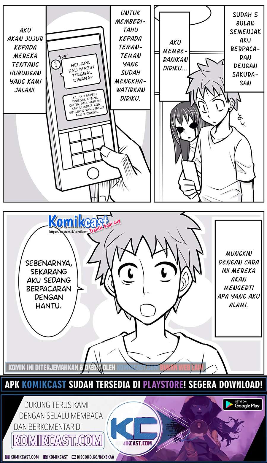 Manga A Story about Living with a Ghost who will Attain Enlightenment in a Year Chapter 09 gambar 2