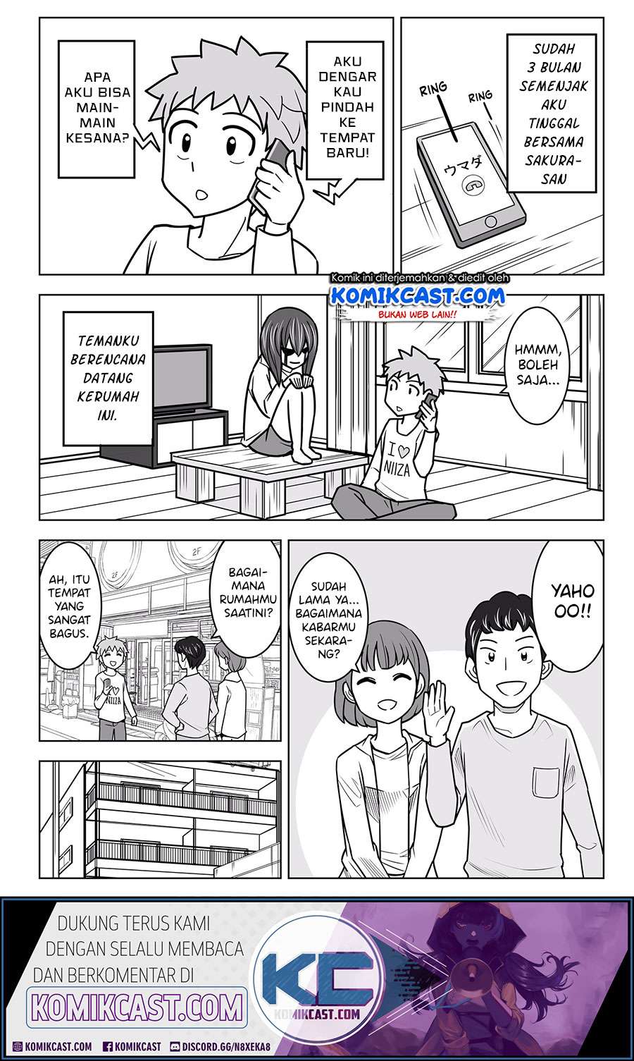 Manga A Story about Living with a Ghost who will Attain Enlightenment in a Year Chapter 04 gambar 2