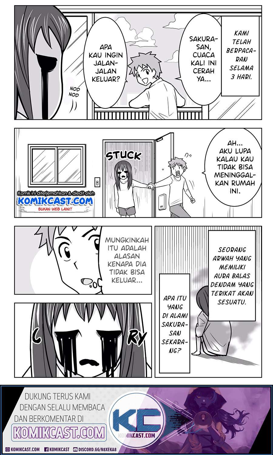 Manga A Story about Living with a Ghost who will Attain Enlightenment in a Year Chapter 03 gambar 2