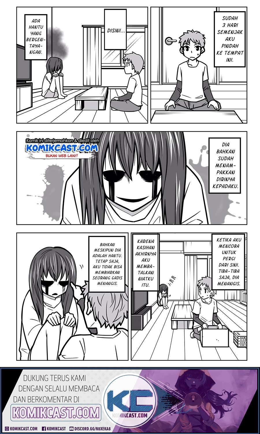 Manga A Story about Living with a Ghost who will Attain Enlightenment in a Year Chapter 01 gambar 2