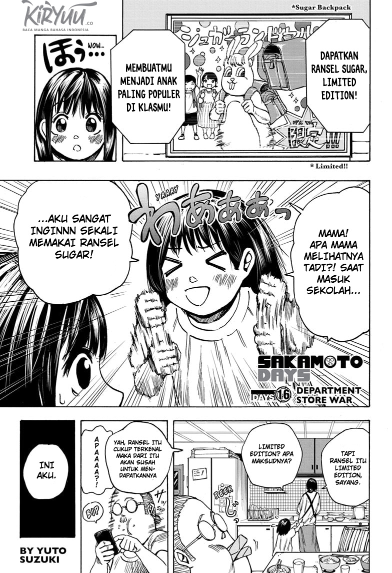 Manga Sakamoto Days Chapter 16 gambar 2