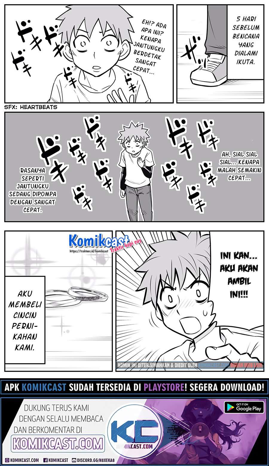 Manga A Story about Living with a Ghost who will Attain Enlightenment in a Year Chapter 13.5 gambar 2