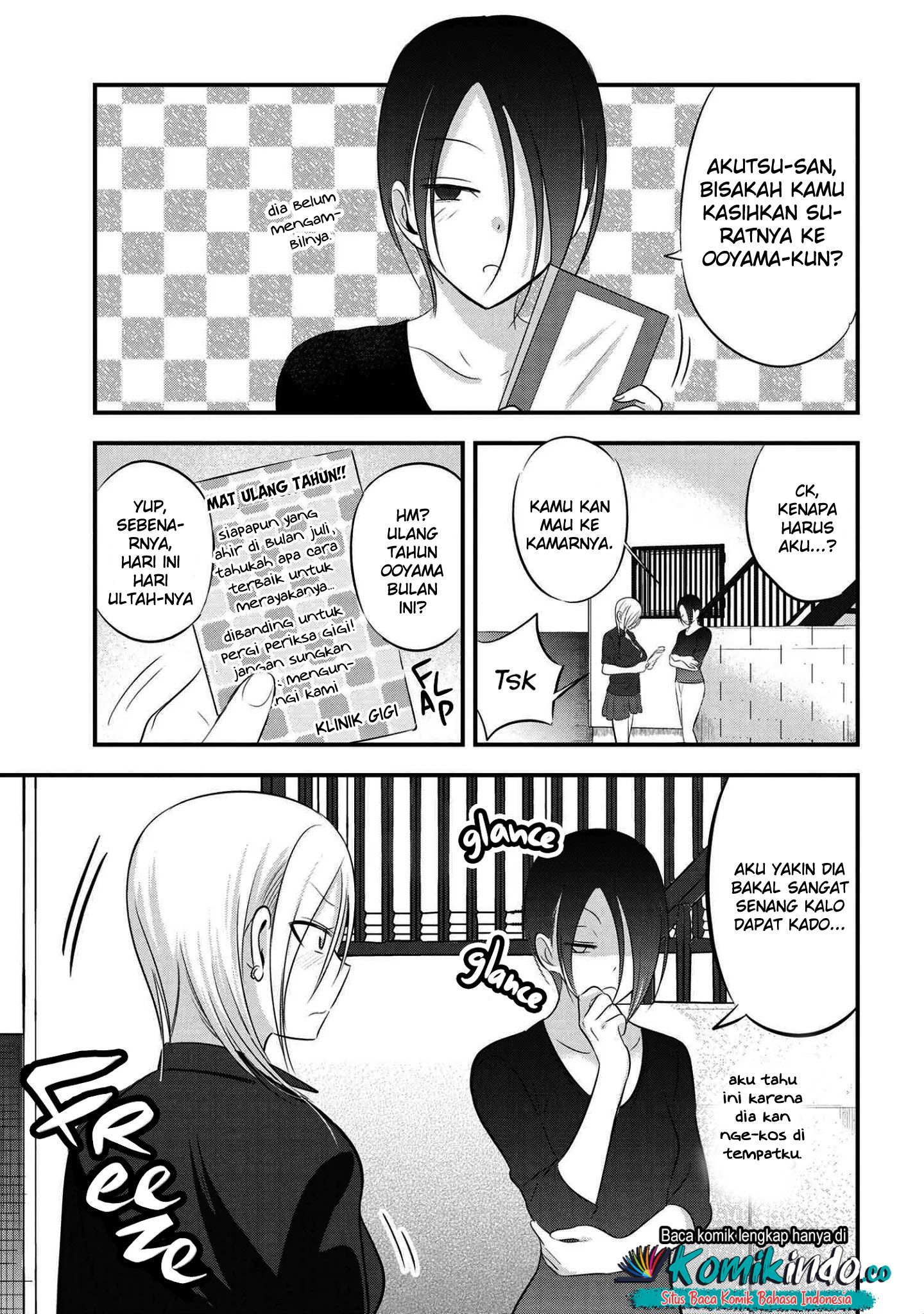 Manga Please Go Home, Akutsu-san! Chapter 68 gambar 2