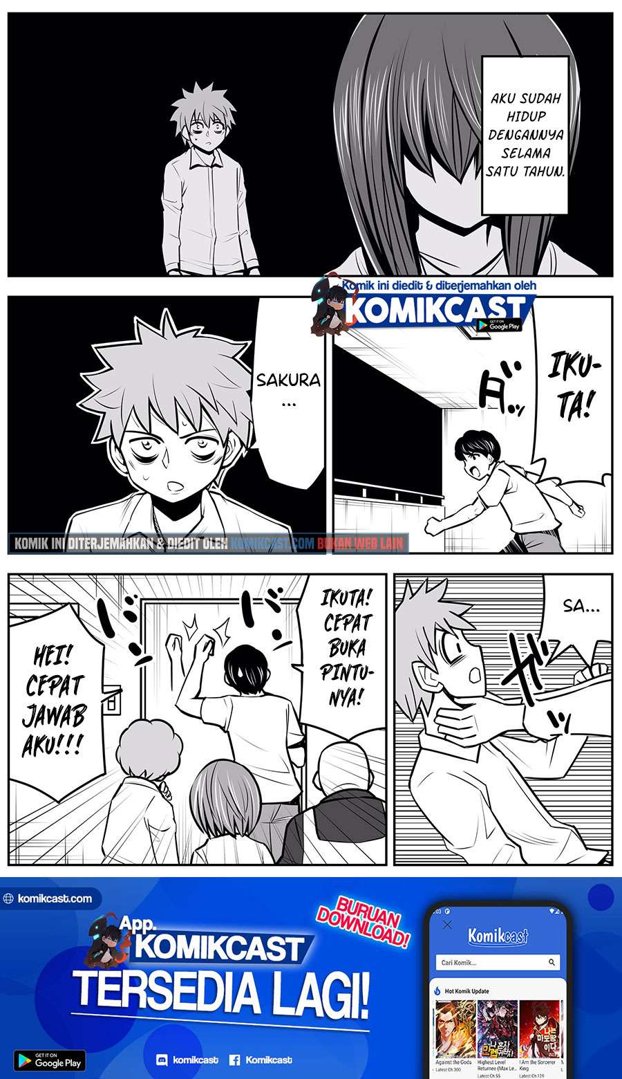 Manga A Story about Living with a Ghost who will Attain Enlightenment in a Year Chapter 17 gambar 2