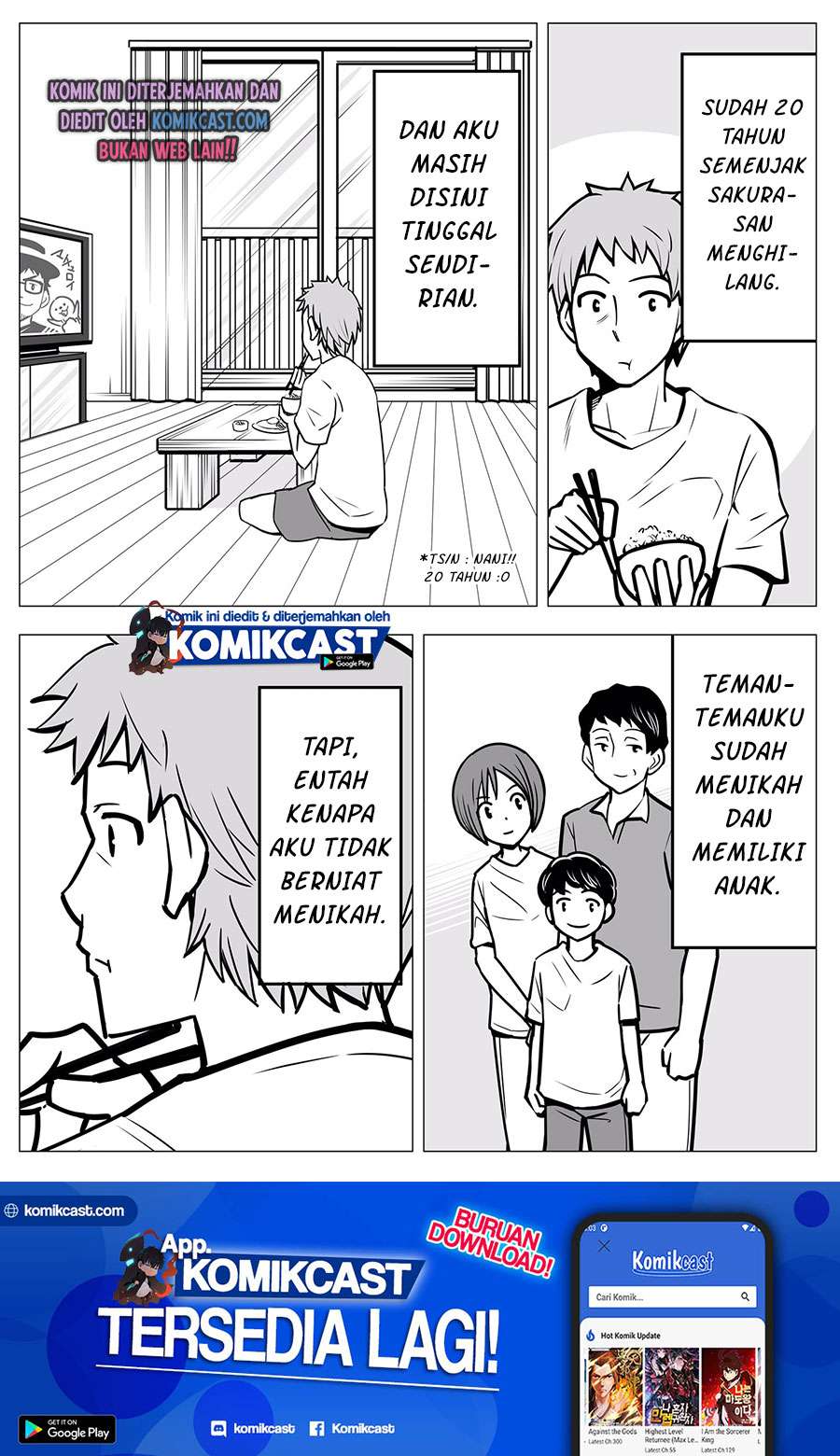 Manga A Story about Living with a Ghost who will Attain Enlightenment in a Year Chapter 18 gambar 2