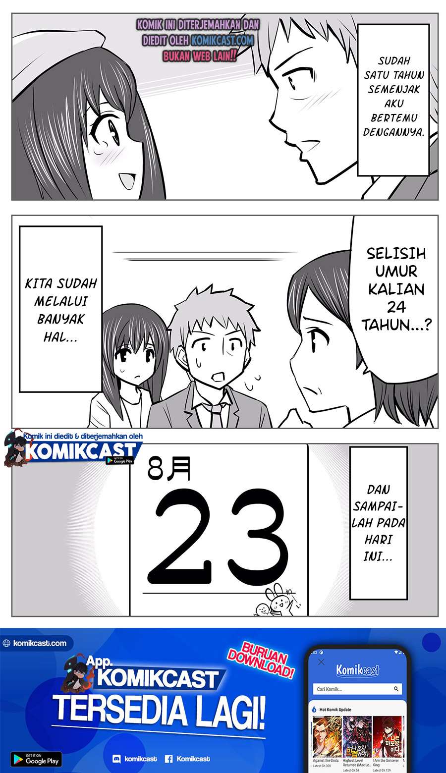 Manga A Story about Living with a Ghost who will Attain Enlightenment in a Year Chapter 19 gambar 2