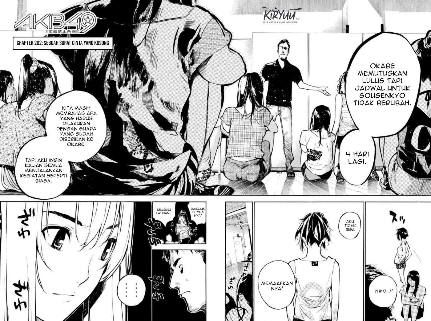 Manga AKB49 Chapter 202 gambar 2