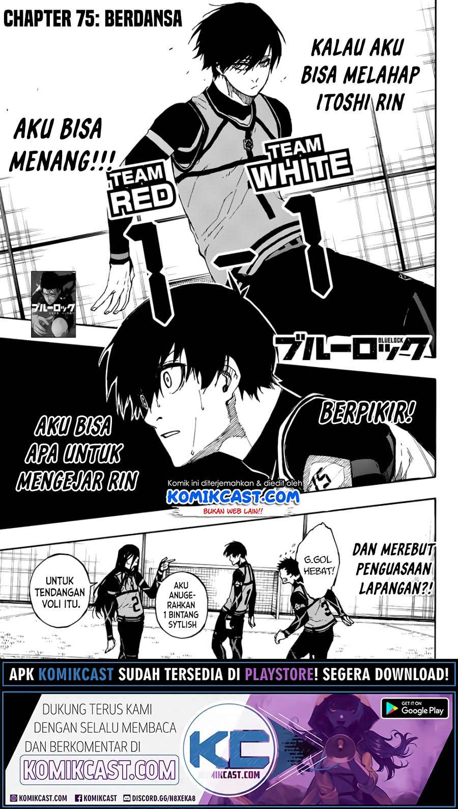 Manga Blue Lock Chapter 75 gambar 2