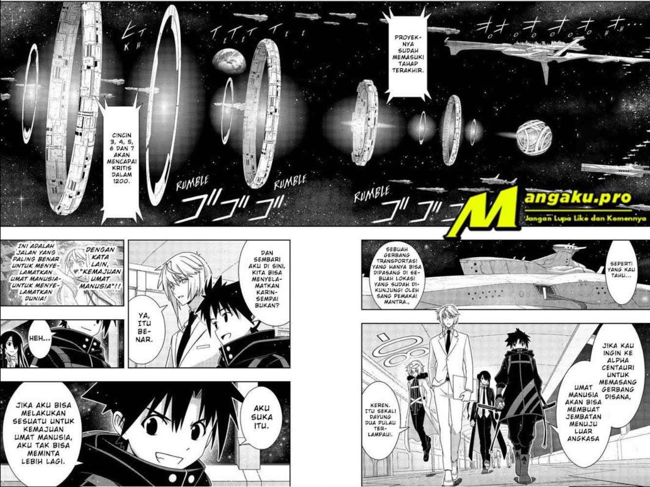 Manga UQ Holder! Chapter 182.2 gambar 2
