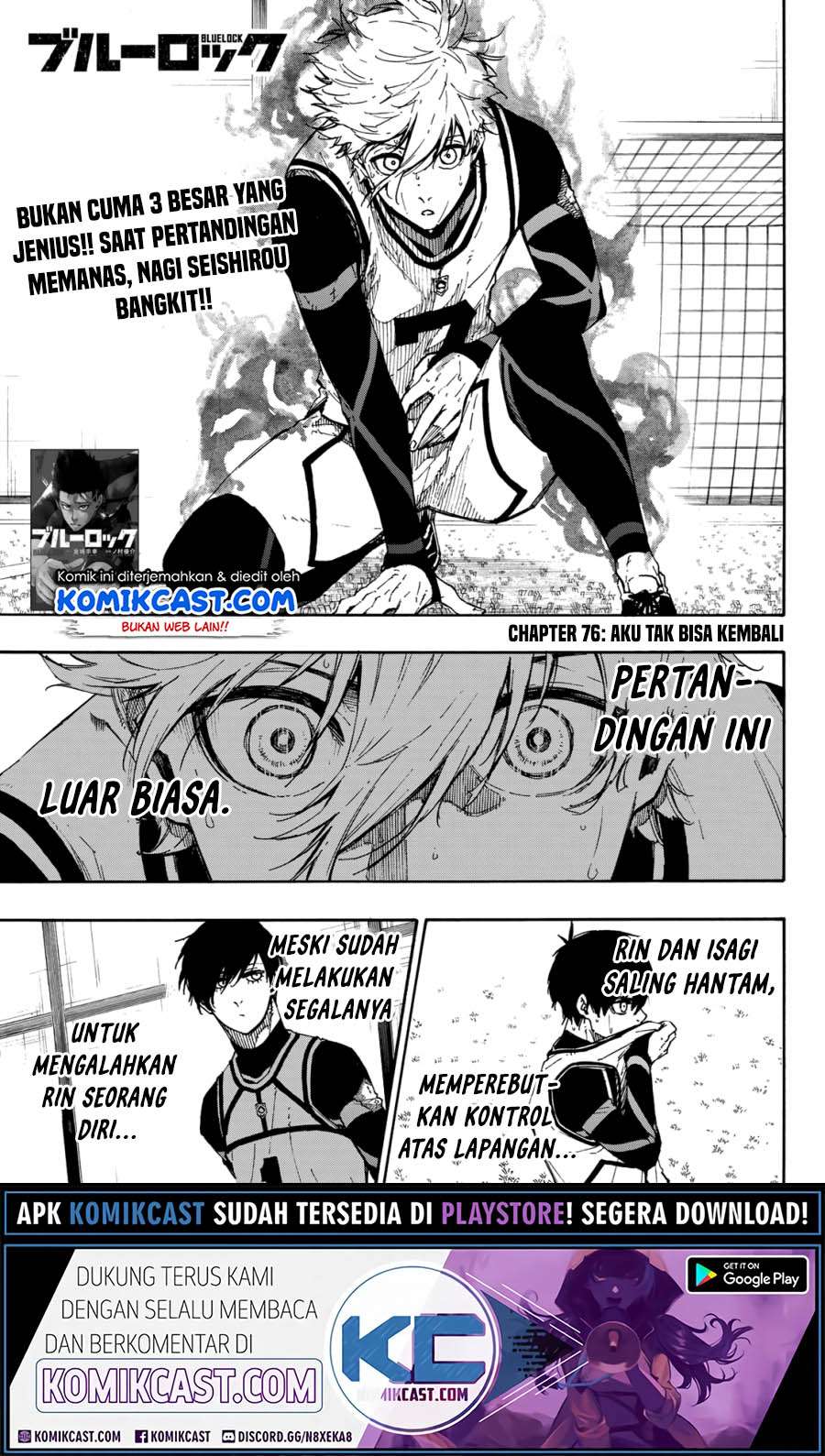 Manga Blue Lock Chapter 76 gambar 2