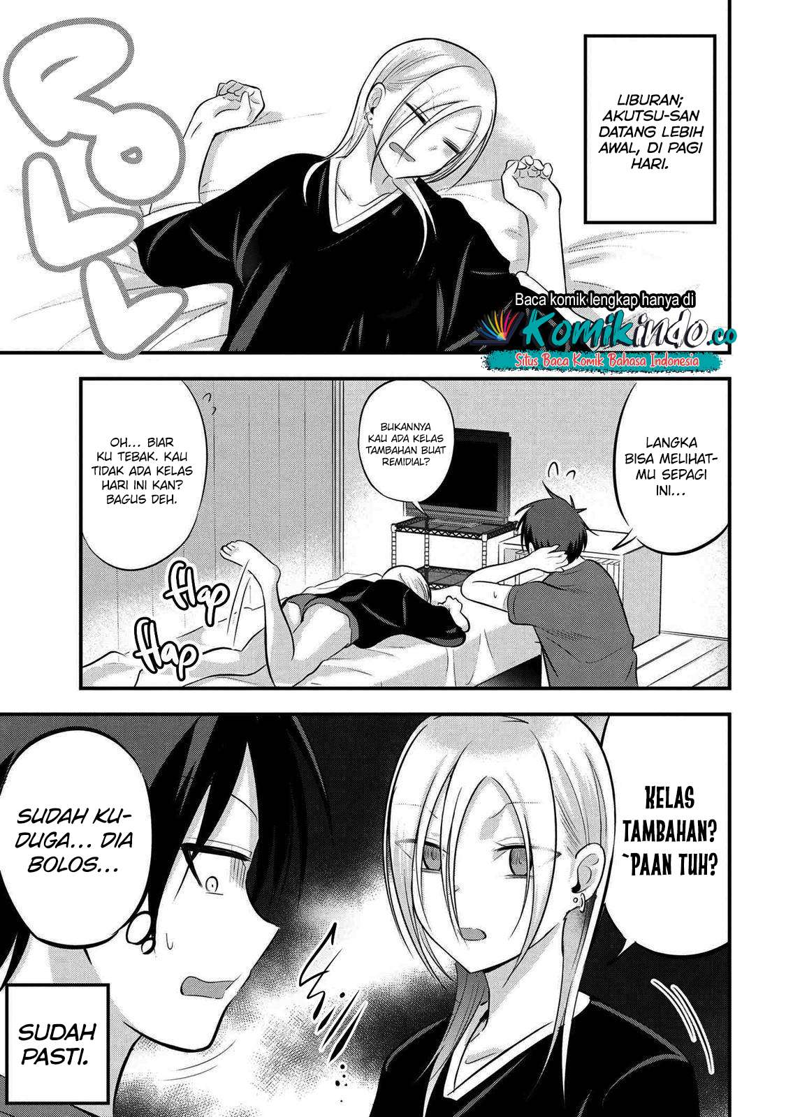 Manga Please Go Home, Akutsu-san! Chapter 71 gambar 2