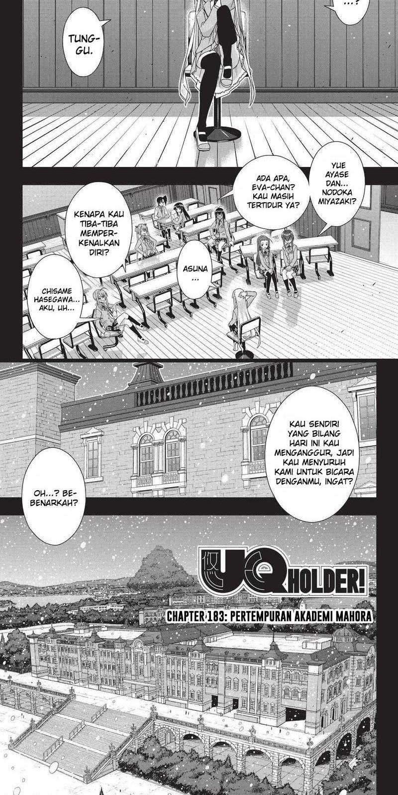 Manga UQ Holder! Chapter 183.1 gambar 2