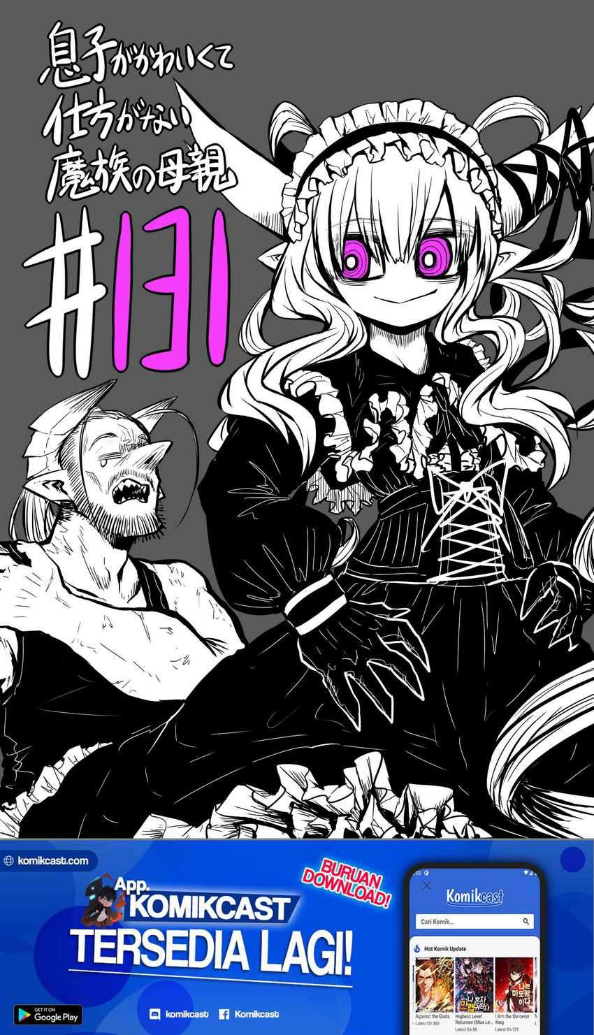 Manga Musuko ga Kawaikute Shikataganai Mazoku no Hahaoya Chapter 131 gambar 2
