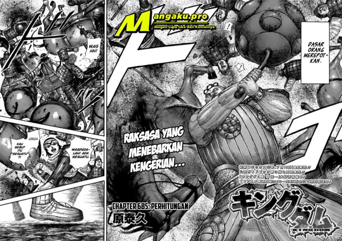 Manga Kingdom Chapter 685 gambar 2