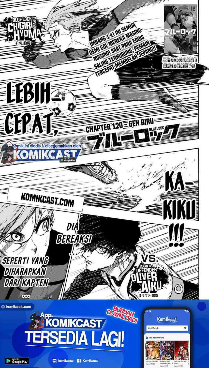 Manga Blue Lock Chapter 120 gambar 2