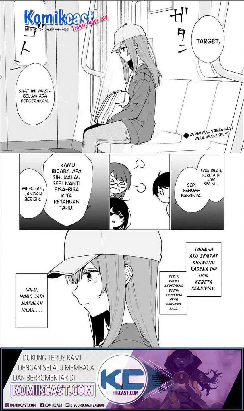 Manga Chikan Saresou ni Natteiru S-kyuu Bishoujo wo Tasuketara Tonari no Seki no Osanajimi datta Chapter 32.1 gambar 2