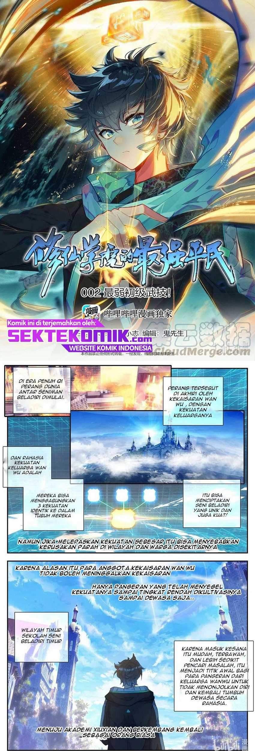 Manhua The Strongest Civilian in Xiuxian Academy Chapter 2 gambar 2