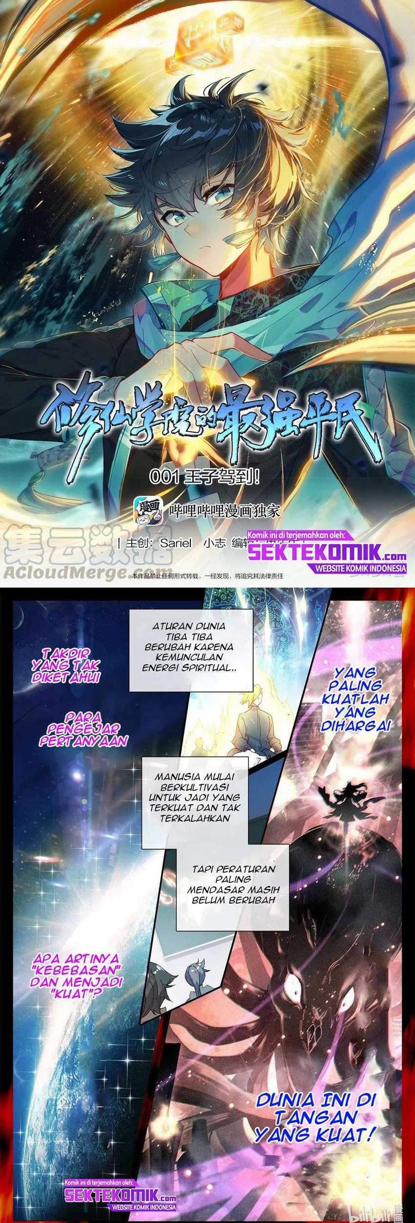 Manhua The Strongest Civilian in Xiuxian Academy Chapter 1 gambar 2