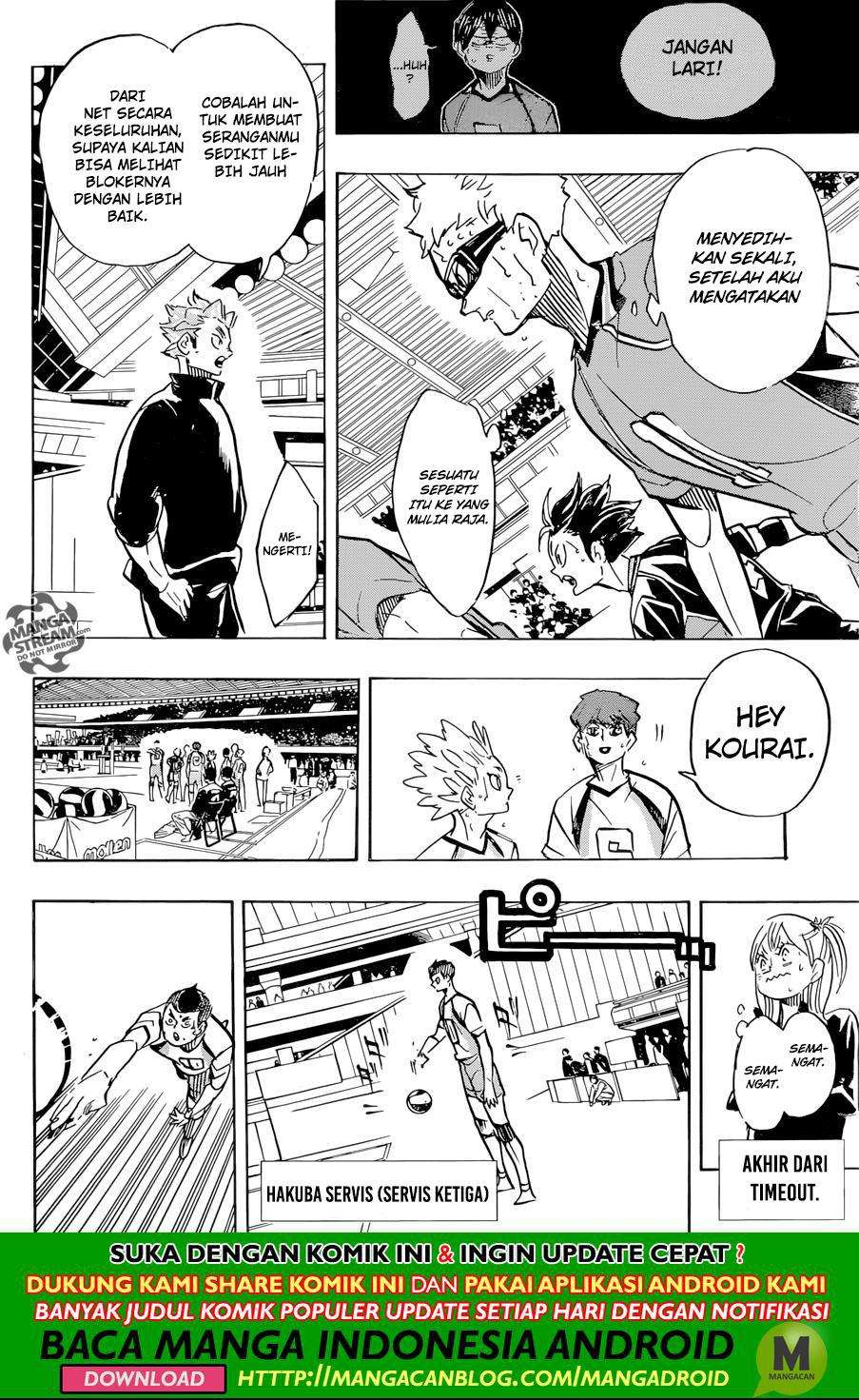 Manga Haikyuu!! Chapter 360 gambar 2