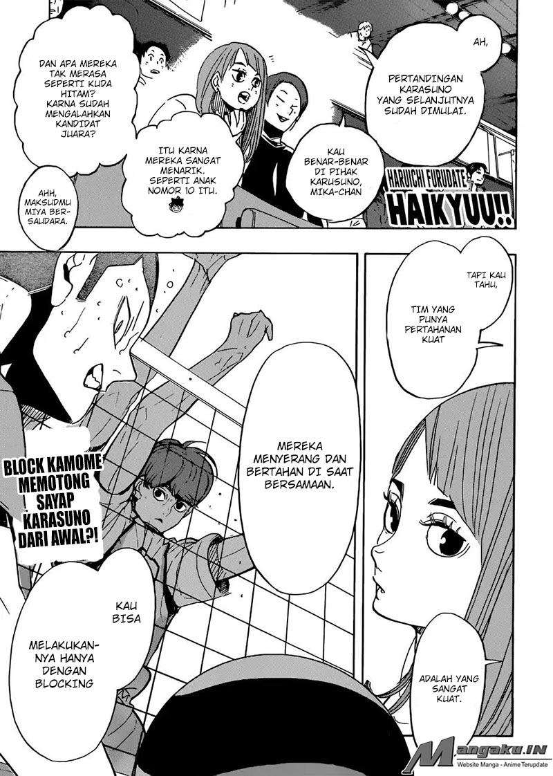 Manga Haikyuu!! Chapter 341 gambar 2