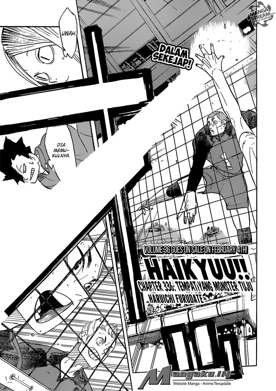 Manga Haikyuu!! Chapter 336 gambar 2