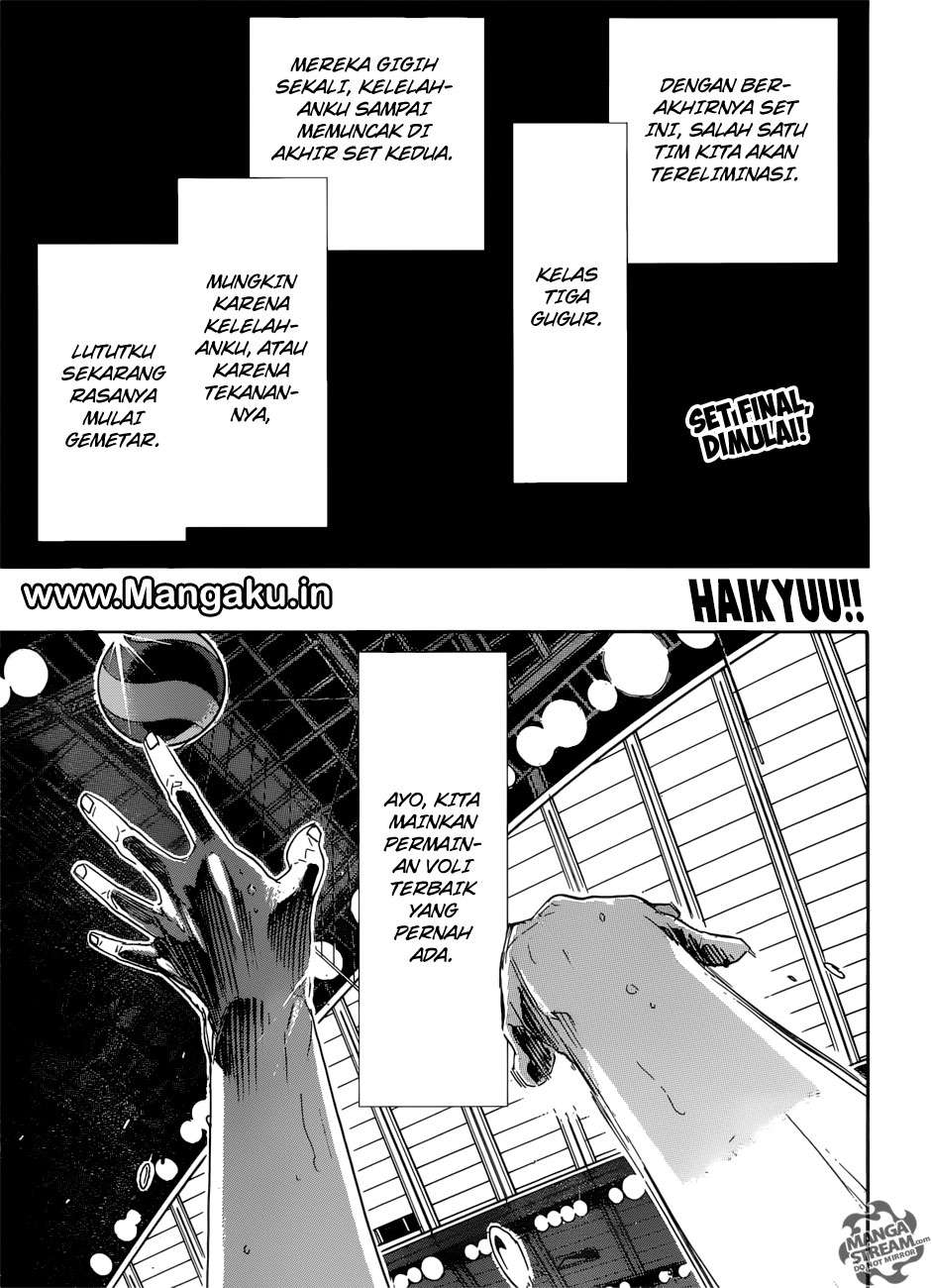 Manga Haikyuu!! Chapter 319 gambar 2