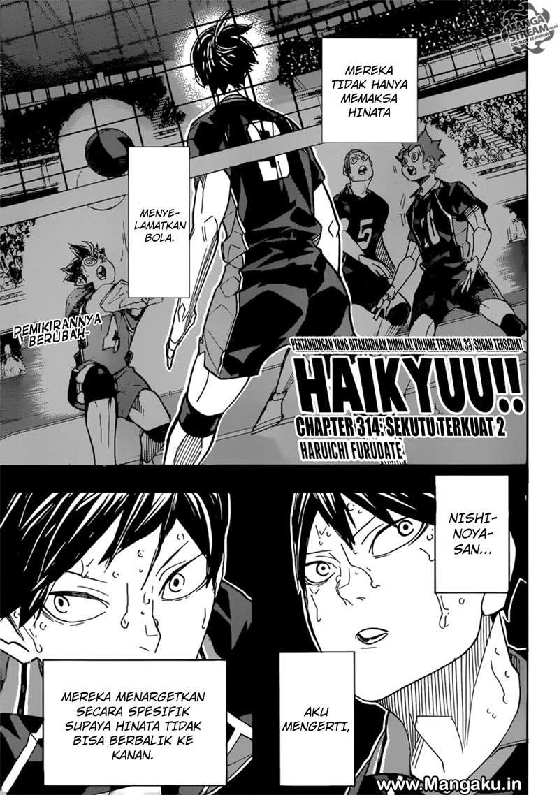 Manga Haikyuu!! Chapter 314 gambar 2