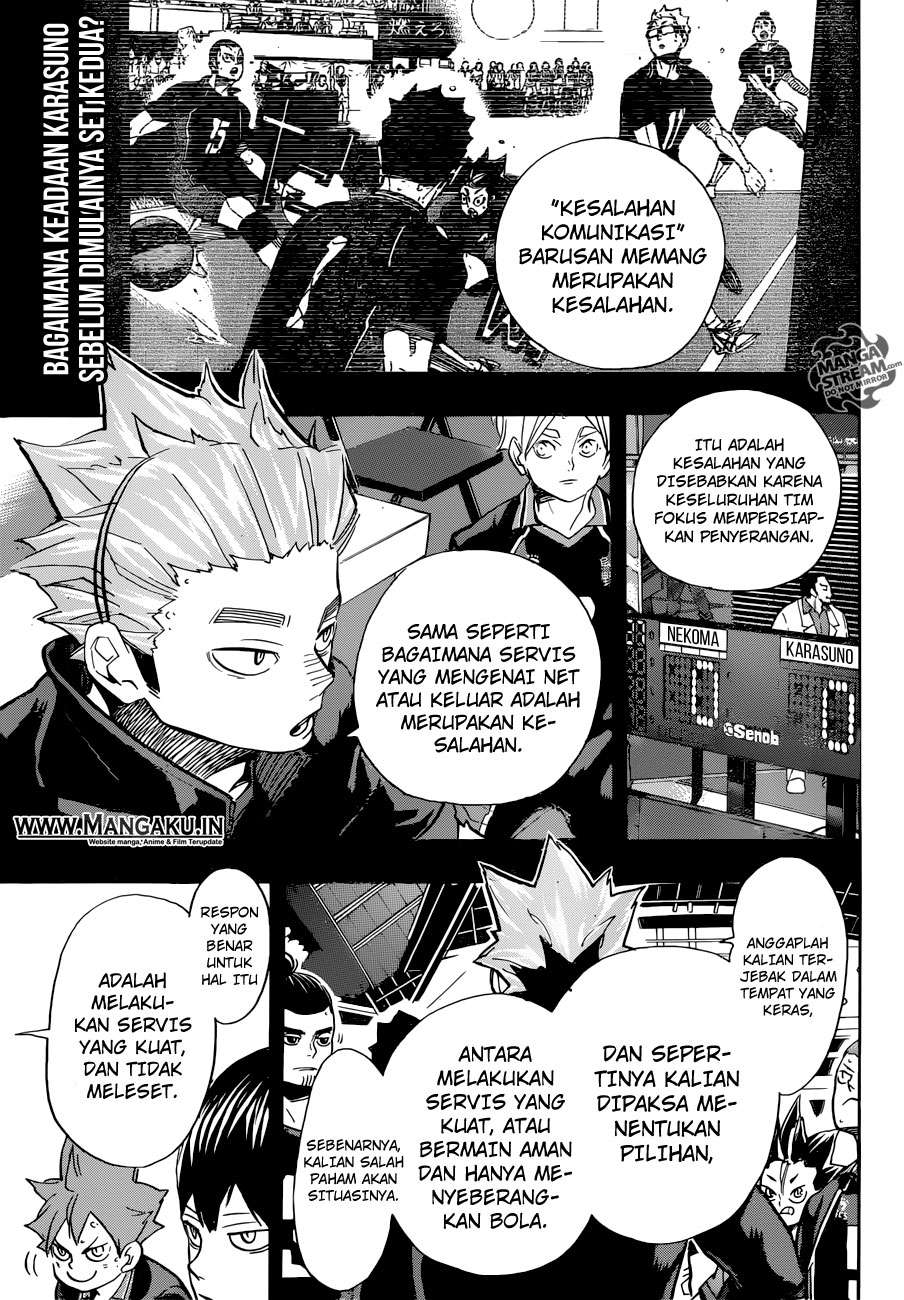 Manga Haikyuu!! Chapter 307 gambar 2