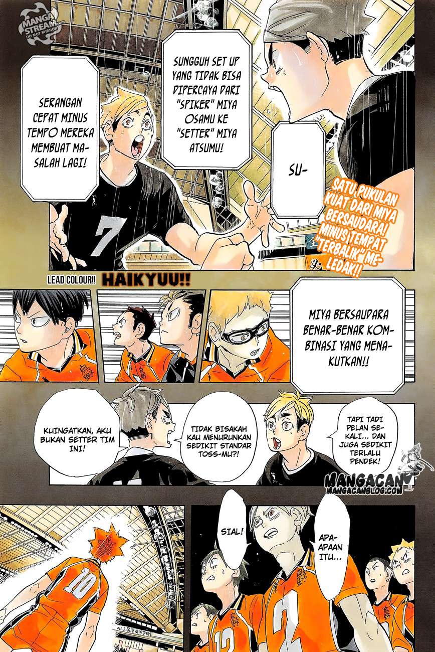 Manga Haikyuu!! Chapter 281 gambar 2