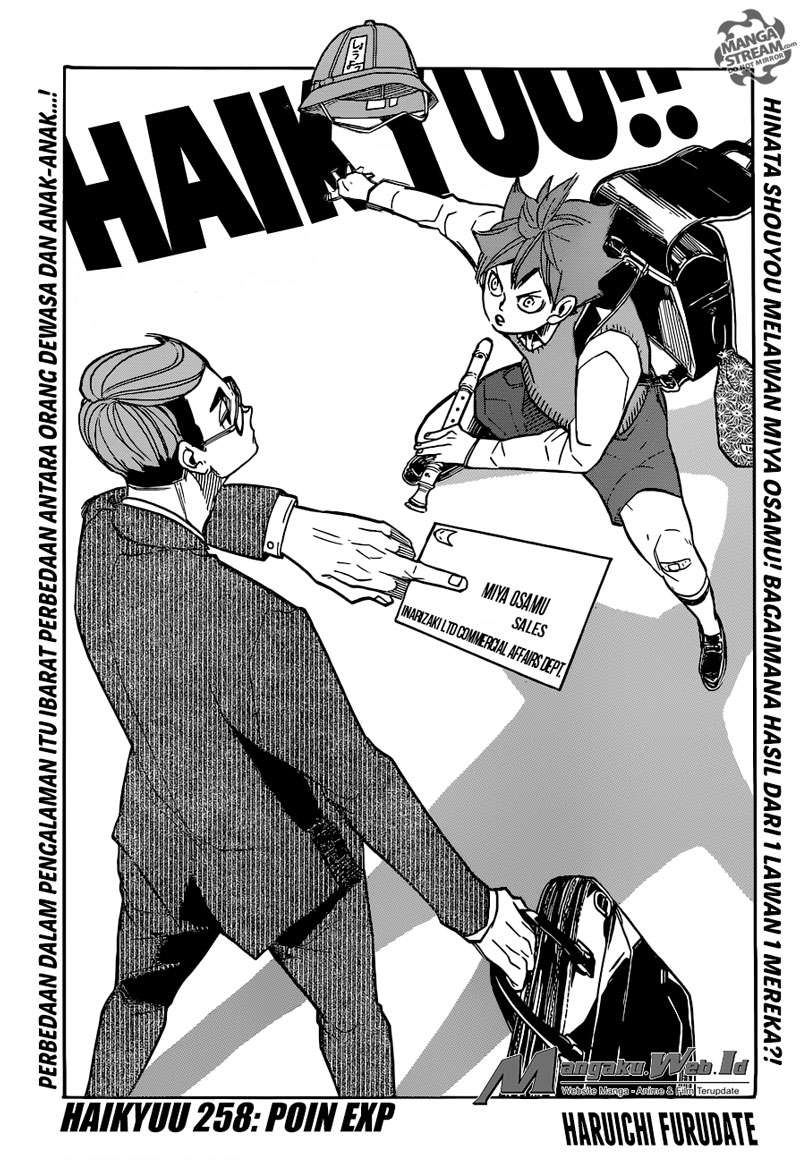 Manga Haikyuu!! Chapter 258 gambar 2