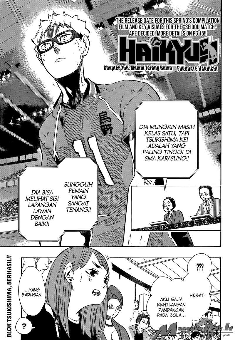 Manga Haikyuu!! Chapter 256 gambar 2
