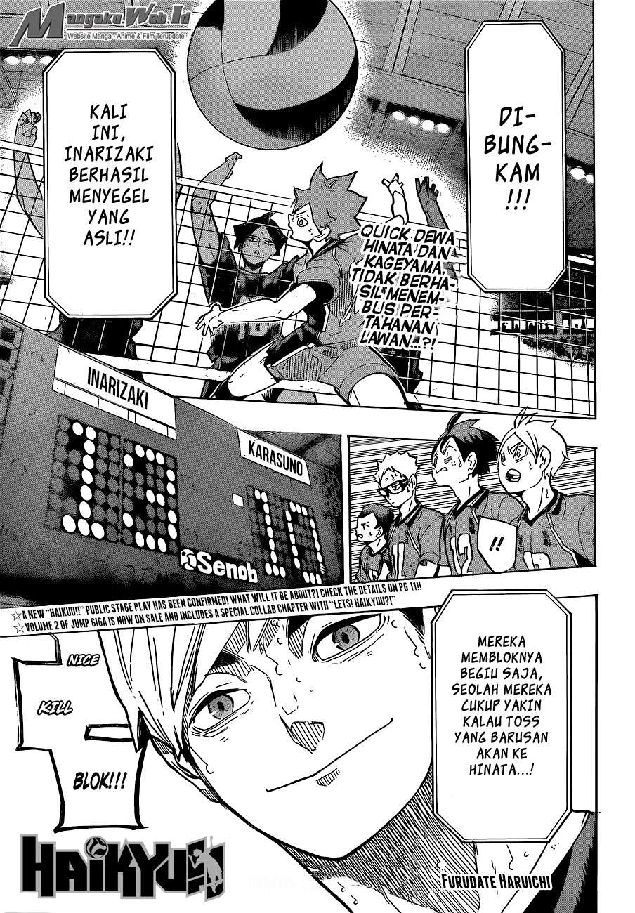 Manga Haikyuu!! Chapter 255 gambar 2