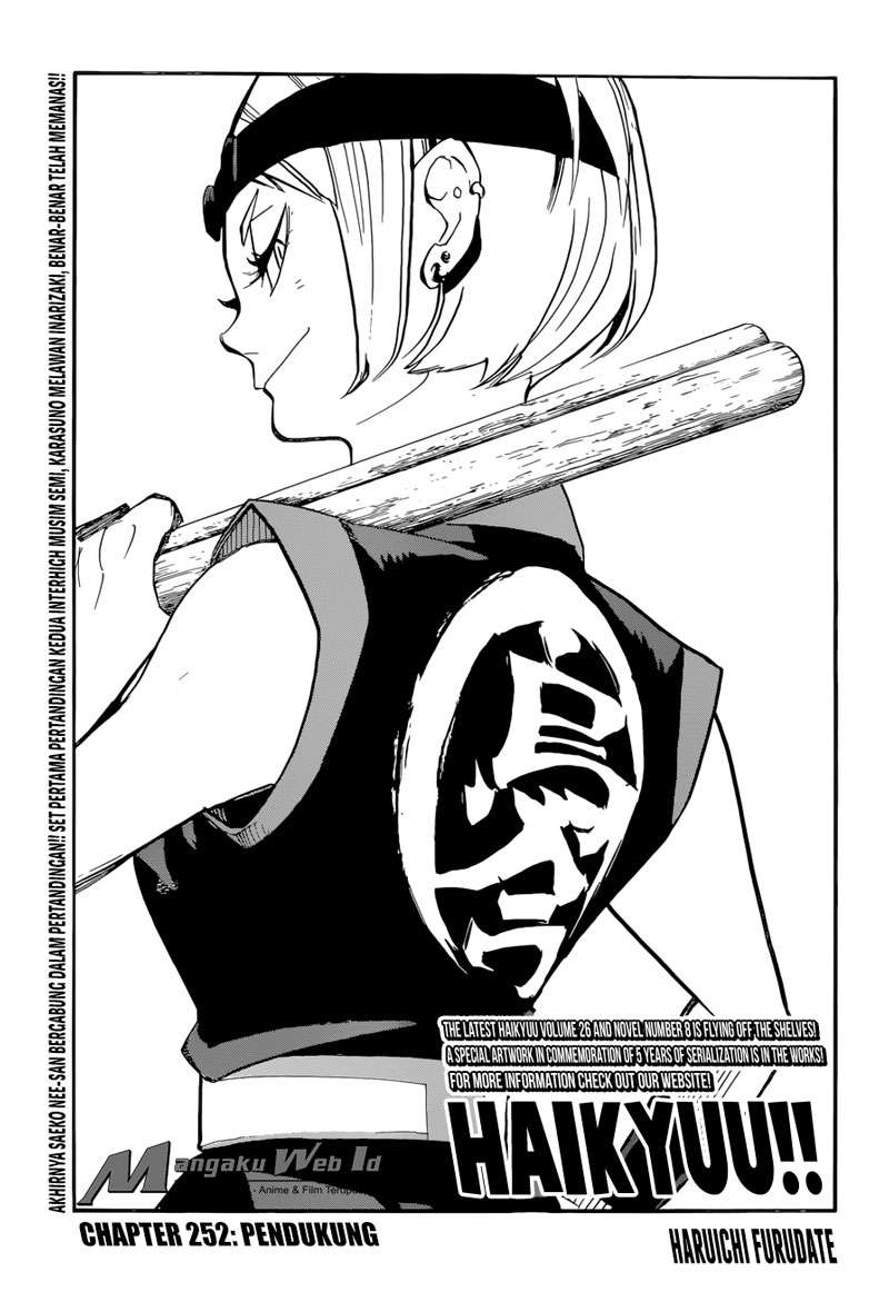 Manga Haikyuu!! Chapter 252 gambar 2