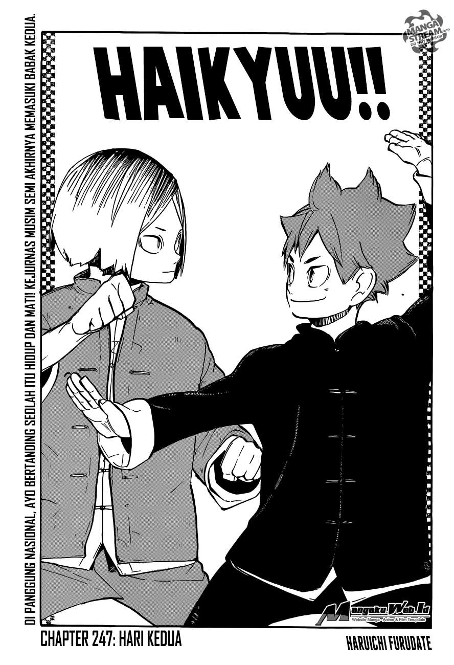 Manga Haikyuu!! Chapter 247 gambar 2