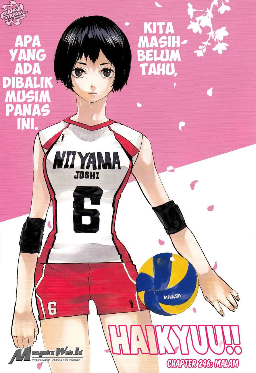 Manga Haikyuu!! Chapter 246 gambar 2