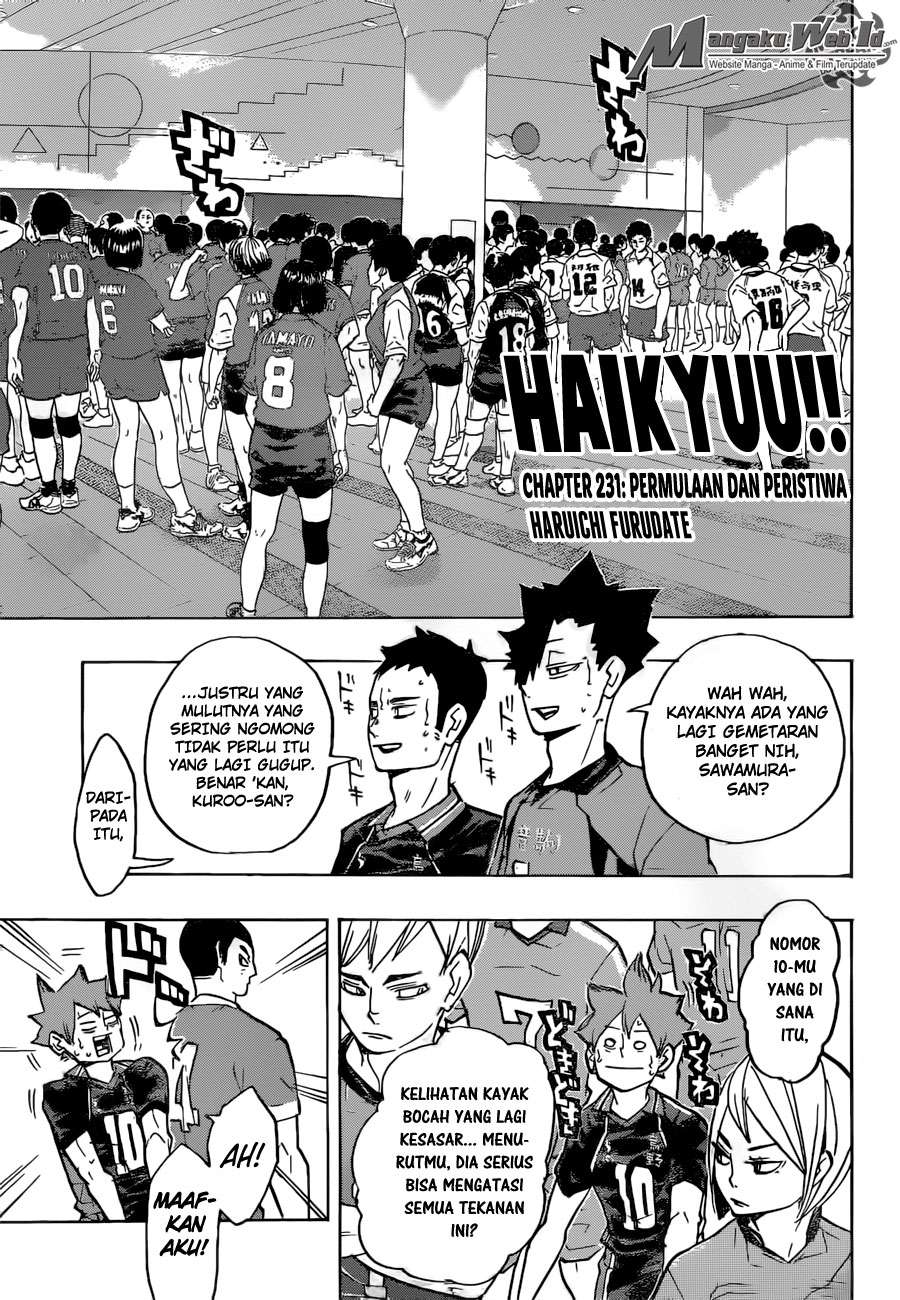 Manga Haikyuu!! Chapter 231 gambar 2