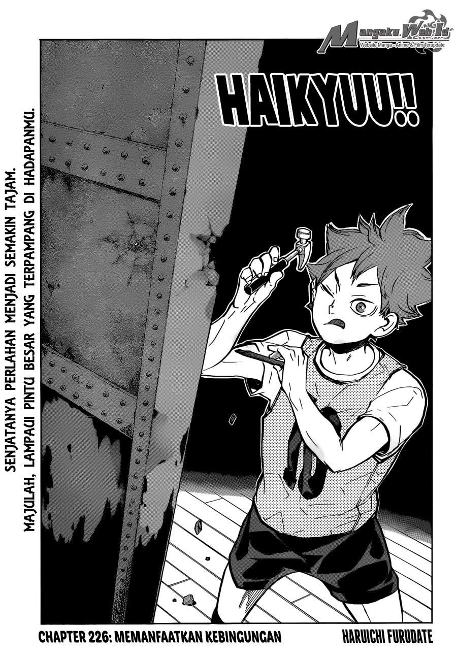 Manga Haikyuu!! Chapter 226 gambar 2