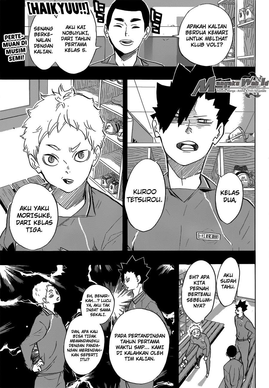 Manga Haikyuu!! Chapter 200 gambar 2