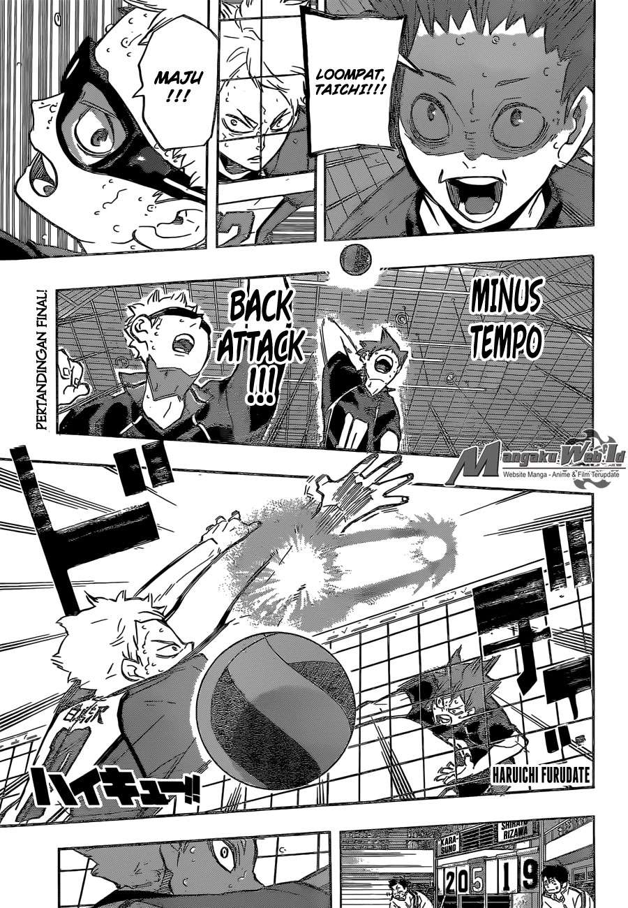 Manga Haikyuu!! Chapter 188 gambar 2